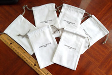 Lot 6 CHRISTIAN DIOR Jewelry, Sampling Pouch Drawstring Dust Bag 5 x 3 inches