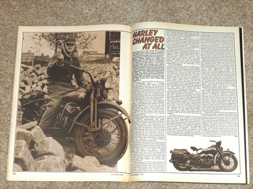CUSTOM CAR Magazine Sept 1976 - COP PLYMOUTH FURY III, DON GARLITS, 1942 HARLEY - Imagen 7 de 8