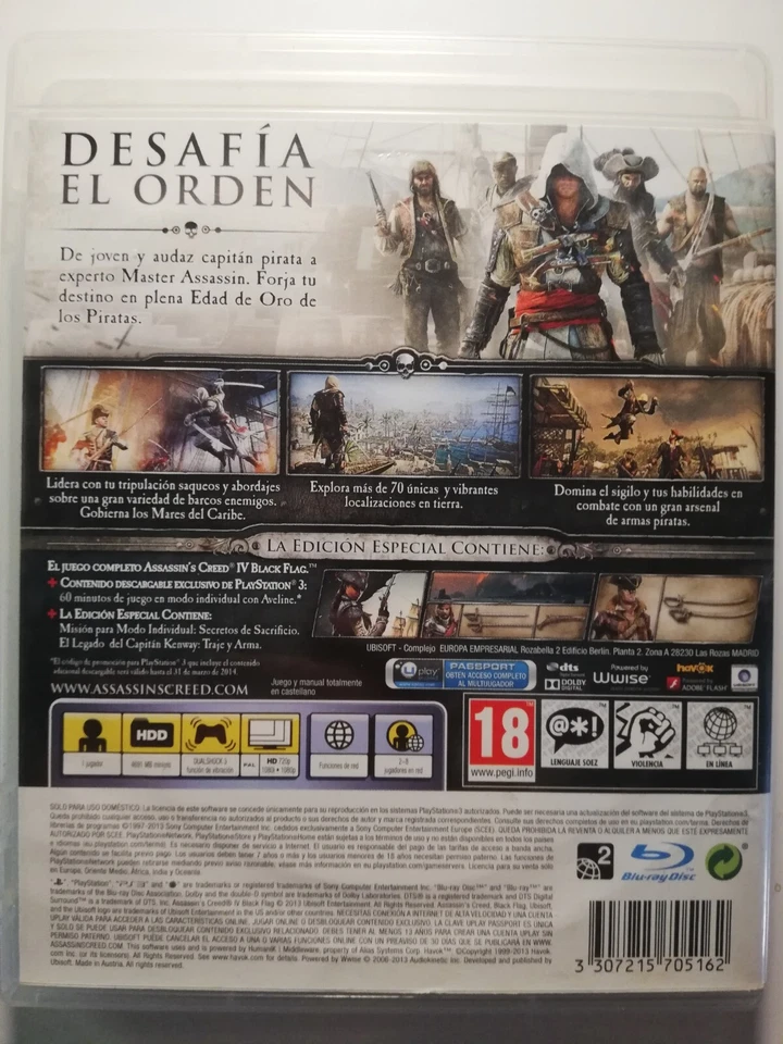 Assassin's Creed IV Black Flag Ed. Especial PS3 (SP) [PO26711], foto 2 de 5