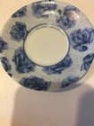 VINTAGE SIGNED 6-PC DANIEL HECHTER PARIS BLUE FLORAL PETITE MINI PLATES 4"  RARE — photo 5