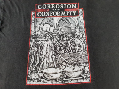 Rare Corrosion of Conformity Band 90s Black S-2345XL Unisex T-Shirt
