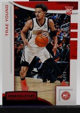 2018-19 Panini Chronicles Trae Young Rookies & Stars RC Purple #46/49 Hawks