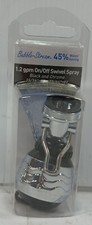 1 NEW BUBBLE STREAM 1001533850 BLACK & CHROME SWIVEL SPRAY NNB ***MAKE OFFER***