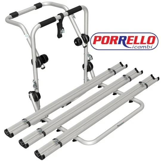 PORTABICI POSTERIORE BAGAGLIAIO AUTO PADOVA ALLUMINIO 3 BICI PERUZZO 650/3 - Immagine 2 di 4
