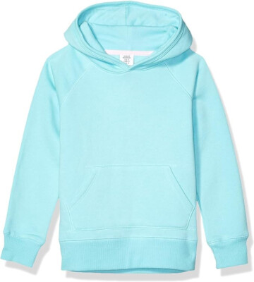 Amazon Essentials Toddlers Pullover Hoodie Sweatshirt Aqua Blue Size 2T