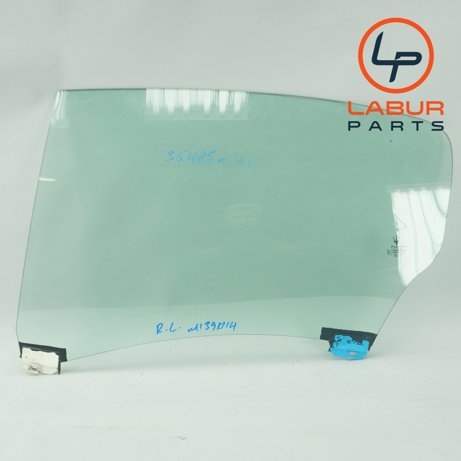 M139 03-13 Maserati Quattroporte Rear Left Driver Side Door Window Glass G385