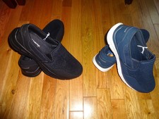 memory foam black sneakers