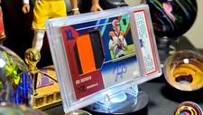 2020 JOE BURROW RPA RC PSA 8 XR XL SWATCH AUTOGRAPH PSA/DNA CERT PSA 10 AUTO /20