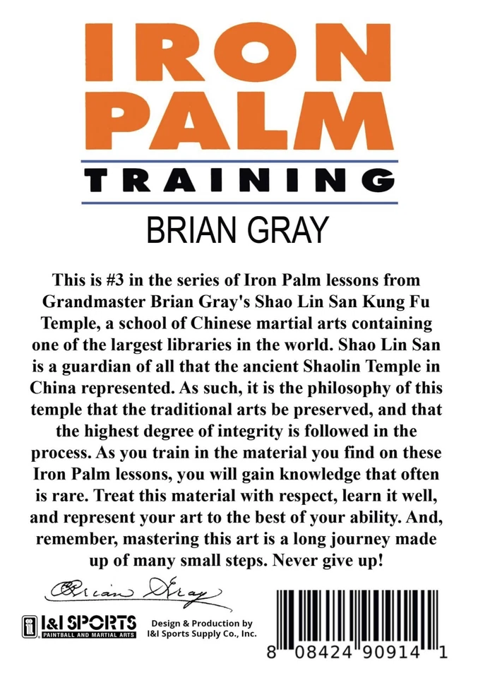 3 DVD Set Kung Fu Iron Palm Training a Complete Course by GrandMaster Brian Gray - Image 4 of 4