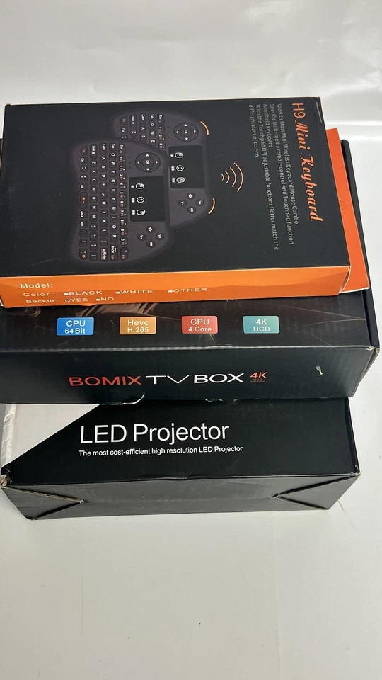 1080P Mini Projector YG300 Portable With Android Tv Bundle - Image 3 of 4