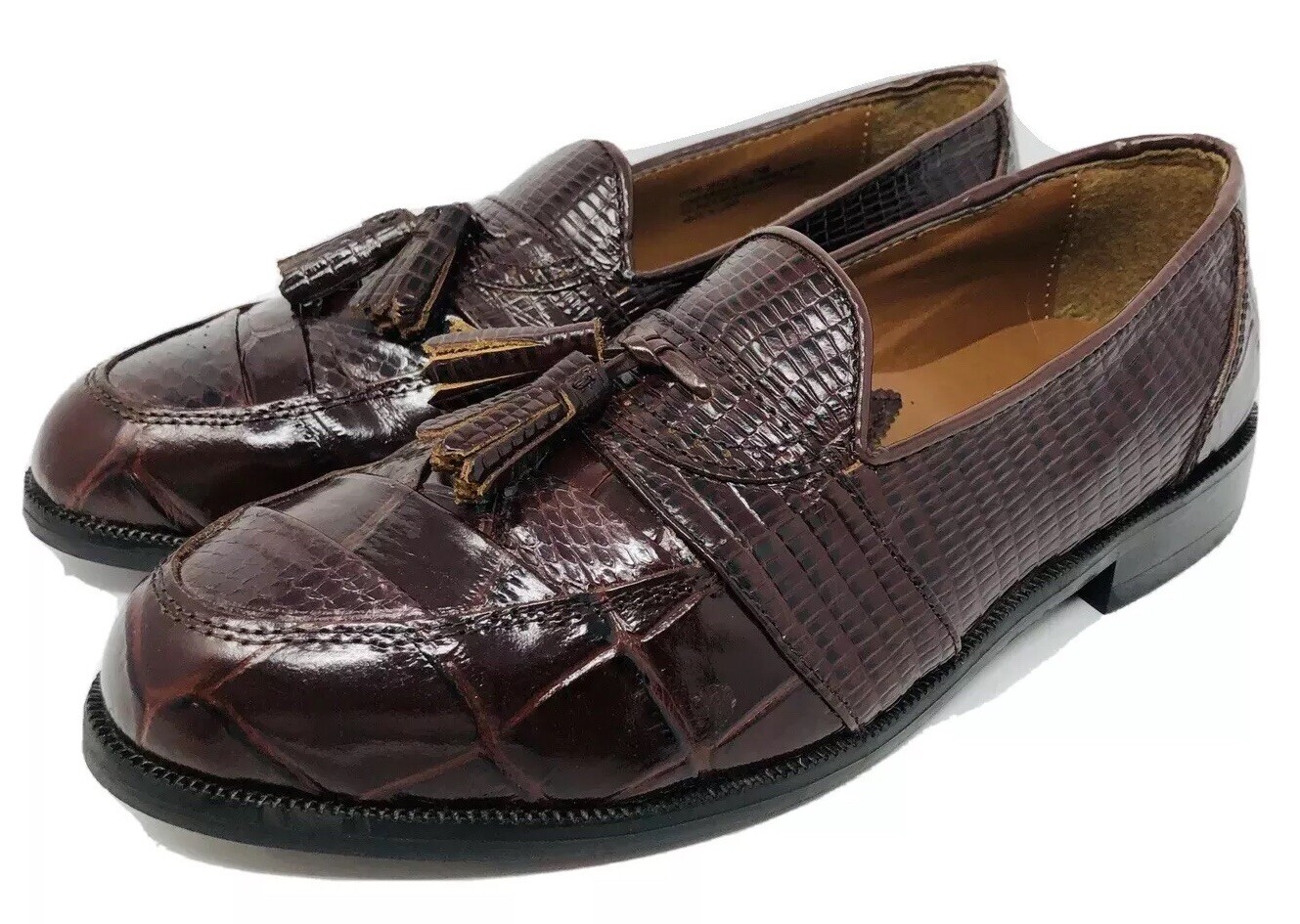 real snakeskin shoes mens