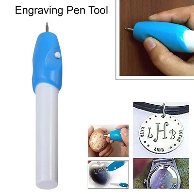 TABLE-CLOTH-UK Engraving Etching Pen Hobby Craft Rotary Handheld Tool For Jewellery Metal Glass