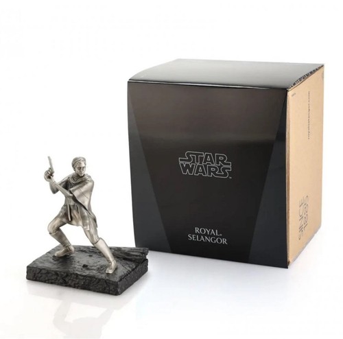 Figura Royal Selangor Peltre Star Wars Leia Organa Endor 0179059 - Imagen 7 de 8