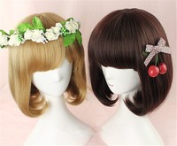 Klemmer Lover Heat Resistant Synthetic Bobo Short Straight Hair Wigs For Women Klemmer Lover Heat Resistant Synthetic Bobo Short Straight Hair Wigs For Women