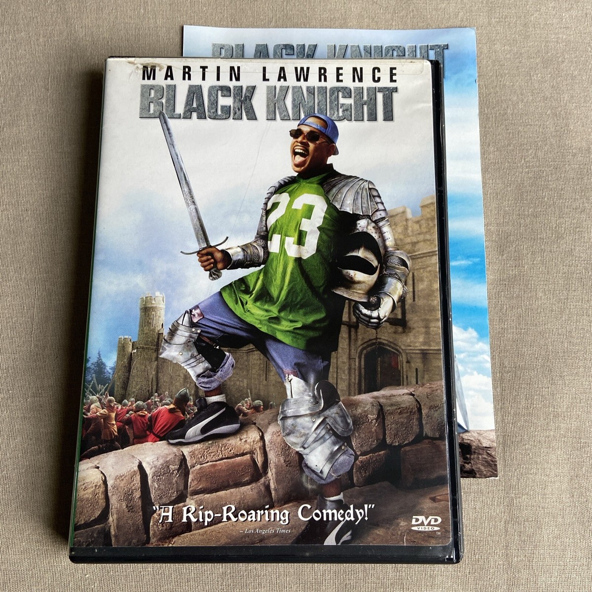 Black Knight (DVD 2001 + Guide) Time Travel Comedy Martin Lawrence