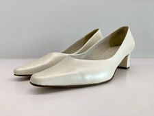 White Lady Brautschuhe / Größe 40,5 / Offwhite Perlato / echt Leder / Hochzeit