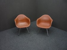 Seltene Fieberglas Dax H-Base Chairs von Charles Eames für Herman Miller 60er