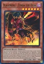 Yugioh! Blackwing - Zonda the Dusk - MP23-EN156 - Ultra Rare - 1st Edition Near 