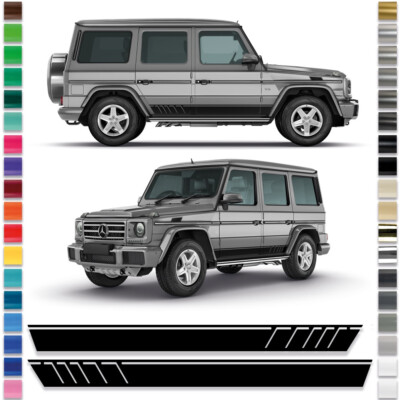 Seitenstreifen passend für Mercedes Benz G Klasse 2/4 Türer 63er Edition 1 AMG