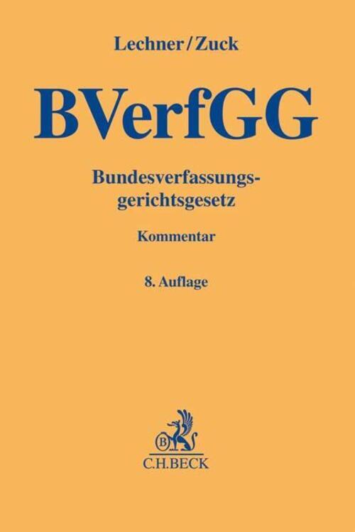 Thumbnail - Bundesverfassungsgerichtsgesetz Hans Lechner (u. A.) Buch Xv Deutsch