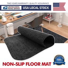 Grey 80"x26" Office Desk Chair Mat Computer Desk Chair Mat for Carpet Floor NEW