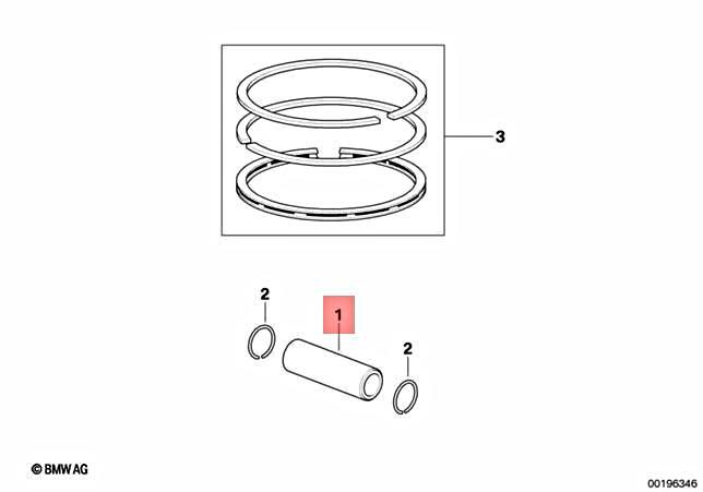 Genuine BMW E16 K14 K15 R13 F 650 94 0161 97 0162 Gudgeon Pin  