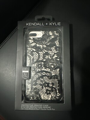 KENDALL + KYLIE Protective Printed Case iPhone 8 Plus 7+ 6s+ 6+ KKIPH-011-LPBLK