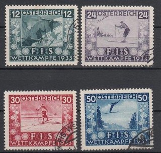 Österreich Nr. 551 554 gestempelt