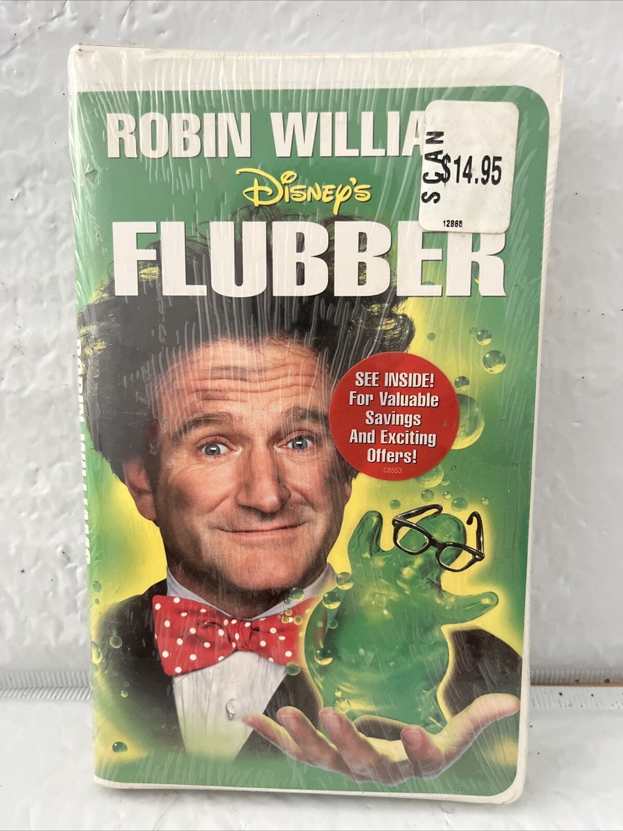Flubber VHS 1998 Clamshell Robin Williams SEALED! | eBay