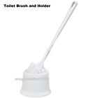 Brand New Toilet Brush With Holder White Sale ! Usa Seller