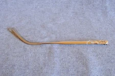 no name vintage eyeglass aluminum temple gold 5-1/2