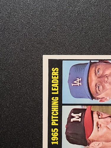 1966 KOUFAX/DRYSDALE NL PITCHING LEADERS #223 Topps NM-MINT CENTERED! BEAUTY!! - Picture 3 of 7