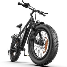 1500W Peak Electric Mountain Bike 26" x 4.0 Fat Tire Ebike 48V 15.6Ah for Adults
