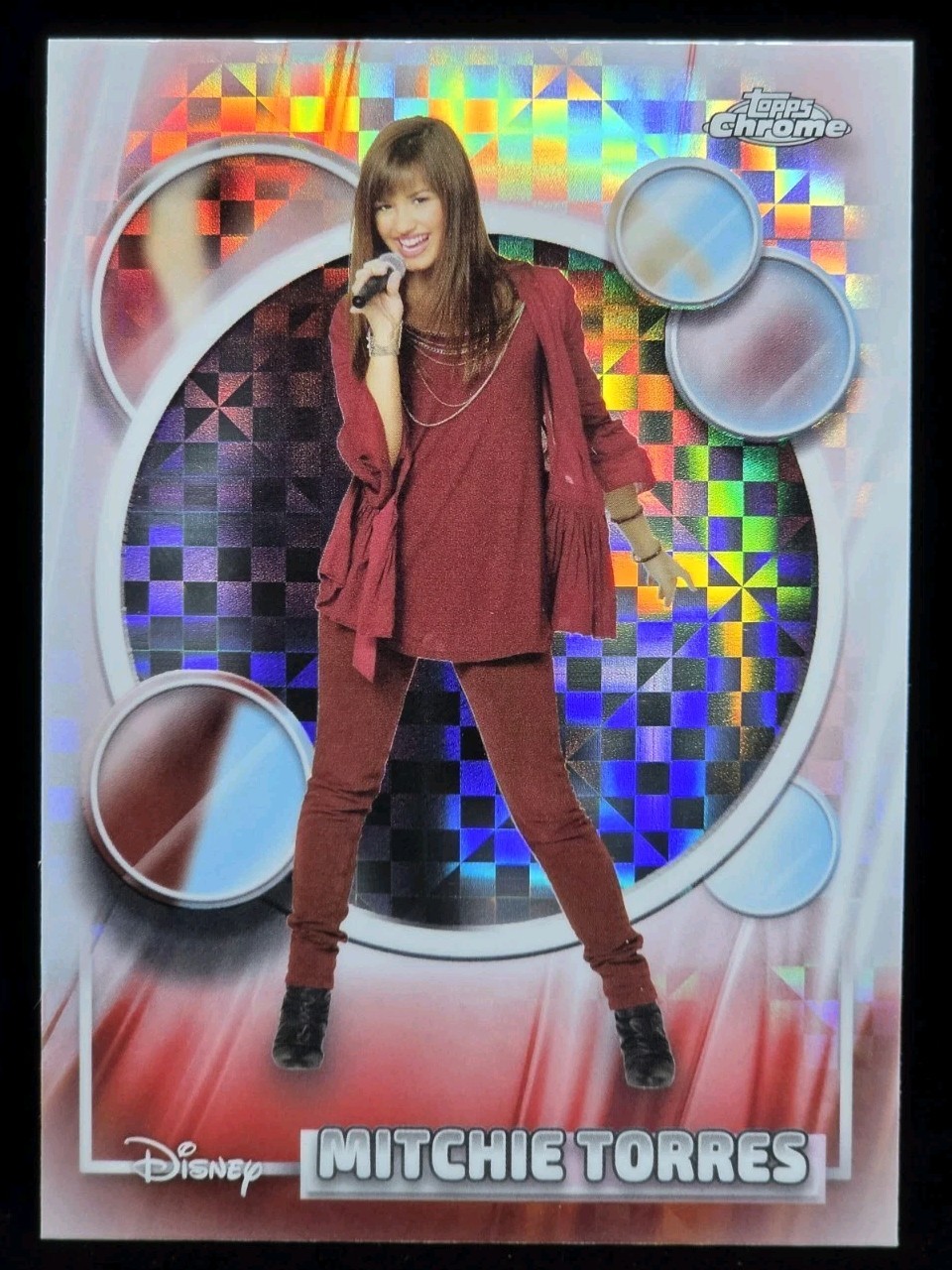 2026 Topps Chrome Disney Mitchie Torres X-Fractor #33