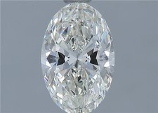 Cert. GIA Oval Cut 1.01 Carat Natural Mined Diamond Loose J color SI1 clarity 3712.87 per carat