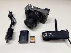 SONY ALPHA 7C ILCE-7C DIGITAL CAMERA W/ 28-60MM LENS SHUTTER 2,751 NICE WORKING