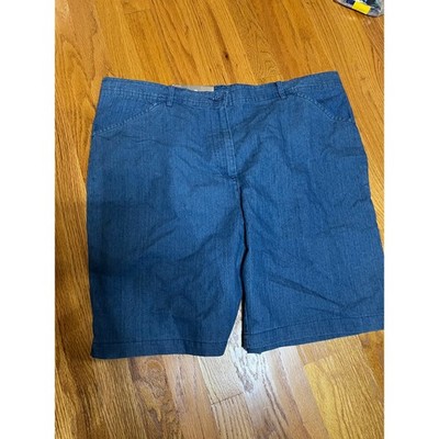 White Stag Bermuda Shorts Denim Look Pockets Blue Size 18 NWT