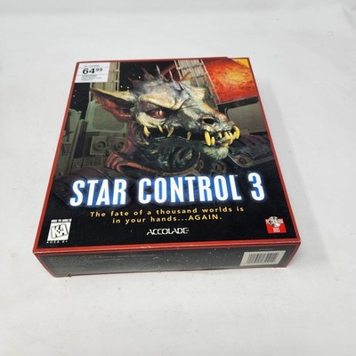 Star Control 3 PC/CD Rom- BIG BOX Sticker Sealed Video Game 