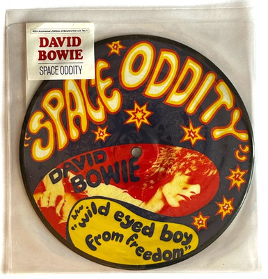 DAVID BOWIE - Space Oddity 40th Anniversary Picture Disc Vinyl 7''. Sealed