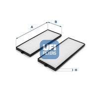 Ufi Innenraumfilter 53.119.00 Partikelfilter FüR Hyundai Accent Lc Getz Tb 2 Gls