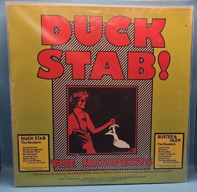 The Residents Duck Stab / Buster & Glen Vinyl Record 1985 Used VG 80s 