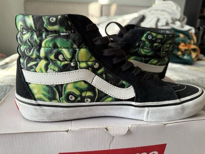 Supreme Skull Pile Glow in Dark Vans Sk8-Hi Pro SS18 Size: 11.5