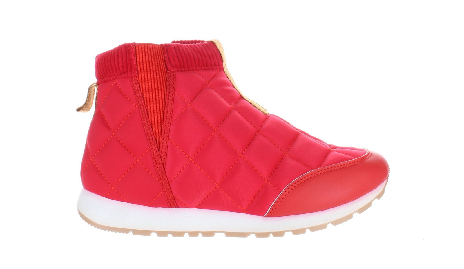 Yoki Womens James-36 Red Ankle Boots Size 8 (7114802)