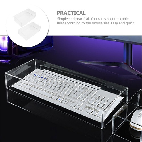 2Pcs Transparent Clear Mouse Cover For Home Laptop Mouse Cover Mouse Home - 第 2/12 張圖片