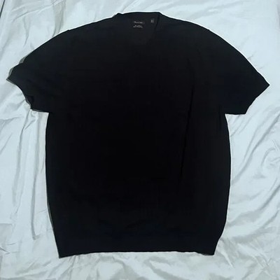 Porter & Ash Women s Luxury Knit Short Sleeve Top-Black-XXL