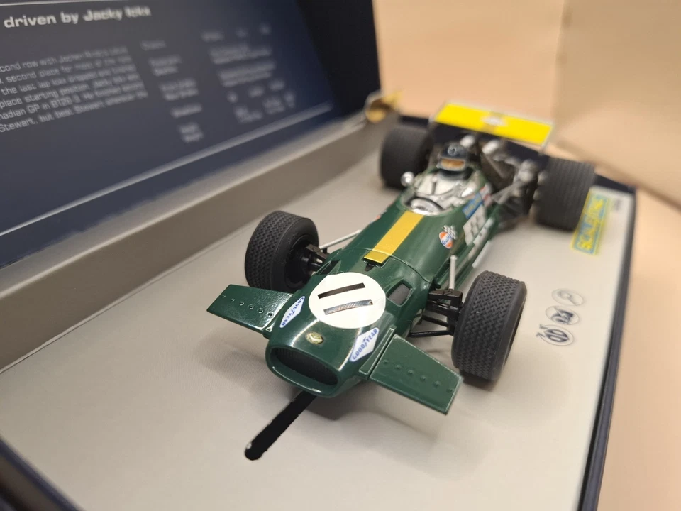 Scalextric Legends C3588a Brabham BT26/3 Ickx Green 11 BNIB 1:32 Slot Car Racing - Image 3 of 4