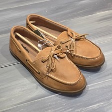 Goodfellow Co Mens Leather Loafers Bennett Casuals Slip On Size 12 Cognac