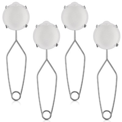 8 Pcs Crucibles for Melting Metal Kit, 4 Small Ceramic Crucible Bowl Dish Cup...