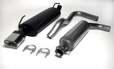 TA Technix Sportauspuffanlage 1x70x140mm oval eingerollt für Saab 9-3 Viggen