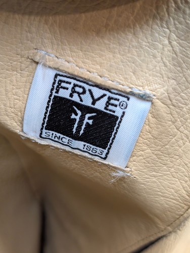 Frye Brown Leather Tall Harness Zipper Riding Boots Womens 6.5 B - Picture 12 of 13